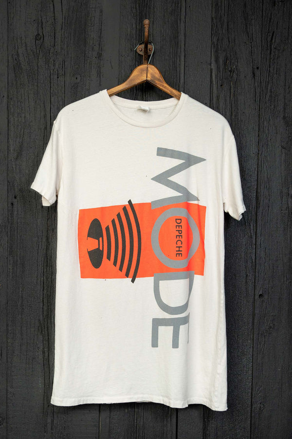 Depeche Mode 87 Oversized Tshirt Vintage White TORSA