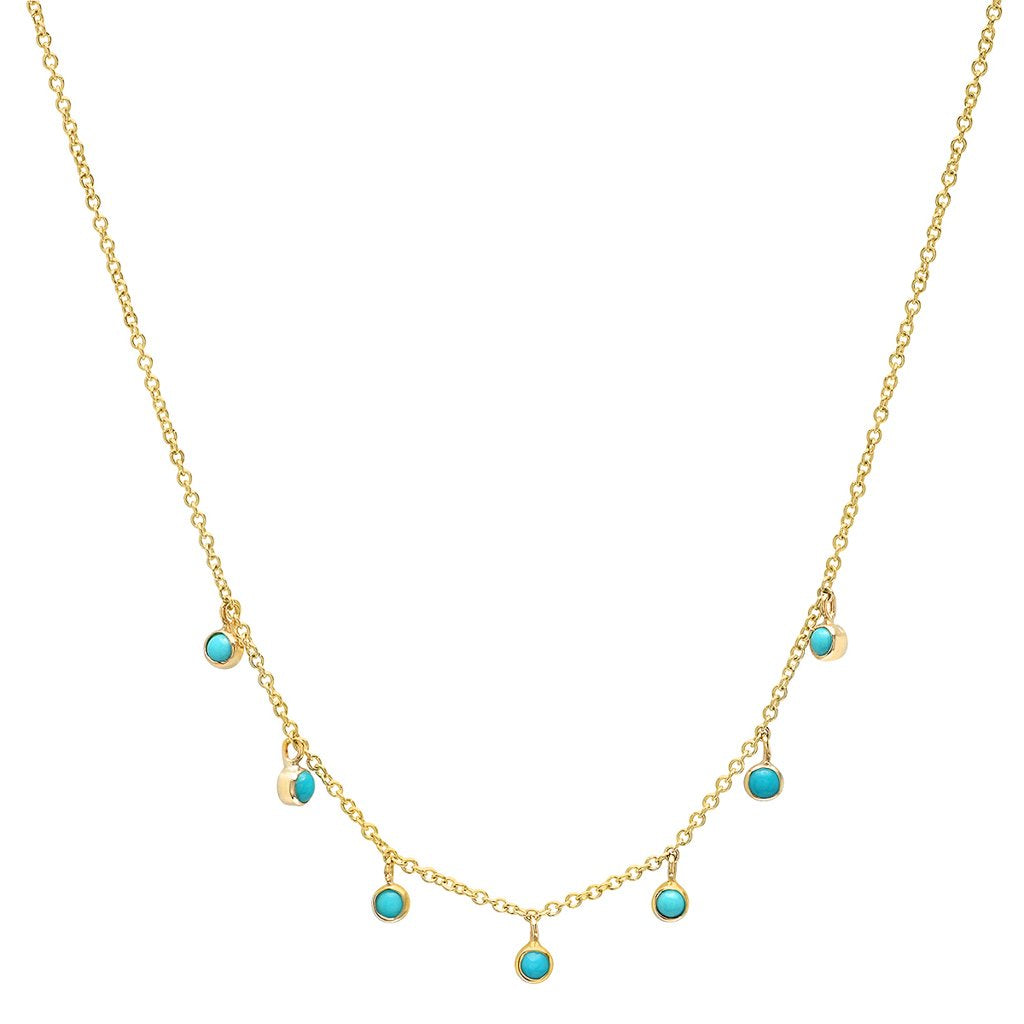 Delicate deals turquoise necklace