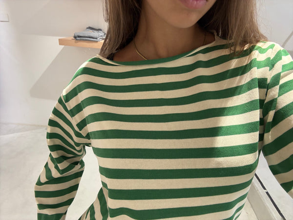 Sailor sweater dill stripe