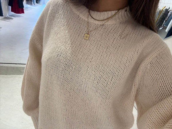 Bubble pullover pearl