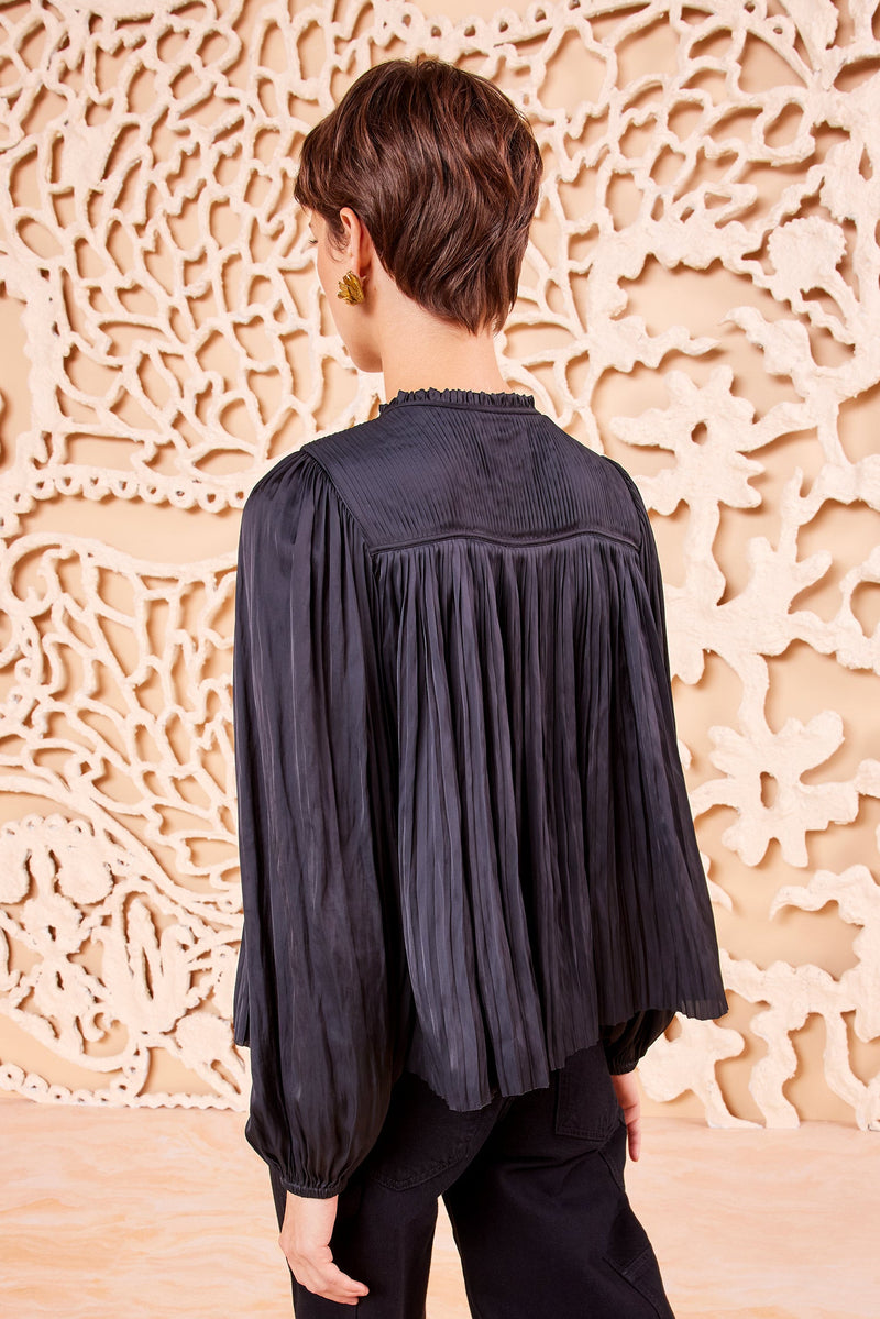 Freja blouse noir